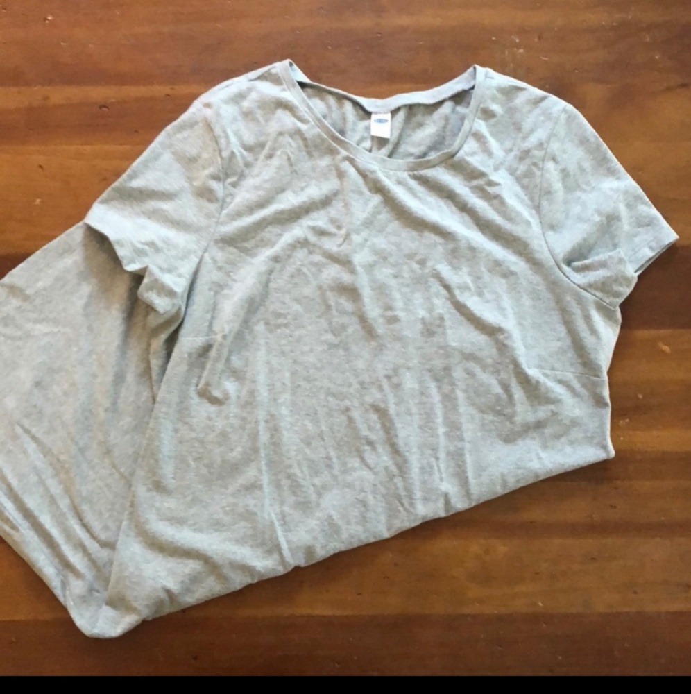 Grey t-shirt dress old navy
